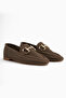 Rian Genuine Leather Mink Buckle Women's Ballerinas - 4