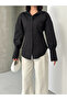Women's Stylish Designed Shirt with Wide Sleeves and Buttons on the Back