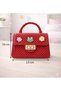 Keroppi Frog Flower Red Silicone Cross Hand Shoulder Bag Women Teen Girls Children Baby Gift - 3