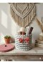 Wicker Braided Decorative Storage Basket with Bow Bohemian Style - 3