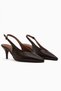 Mija Burgundy Belted Women's Heeled Shoes - 4