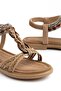 Rio Knitted Strap Stone Women's Sandals - 3