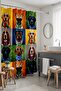 Bathroom Curtain, Dog Breed Patterned Shower Curtain, Bathtub Curtain 175X200Cm - 2