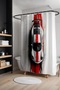 Bathroom Curtain, Adrenaline Stripe Patterned Shower Curtain, Bathtub Curtain 175X200Cm - 3