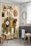 Bathroom Curtain, Cats on the Sofa Patterned Shower Curtain, Bathtub Curtain 175X200Cm - 2