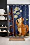 Bathroom Curtain, Sky Ladder Patterned Shower Curtain, Bathtub Curtain 175X200Cm