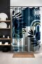 Bathroom Curtain, Bohemian Indigo Suns Patterned Shower Curtain, Bathtub Curtain 175X200Cm - 3