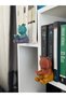 Reading Cat Bookshelf Accessory Set of 2 with Support Apparatus - Decorative Double Object - 4
