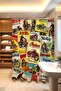 Bathroom Curtain, Retro Motor Brands Patterned Shower Curtain, Bathtub Curtain 175X200Cm - 2