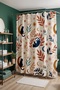 Bathroom Curtain, Autumn Night Patterned Shower Curtain, Bathtub Curtain 175X200Cm