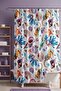 Bathroom Curtain, Sea Creatures Pattern Shower Curtain, Bathtub Curtain 175X200Cm