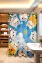 Bathroom Curtain, Sky Paws Patterned Shower Curtain, Bathtub Curtain 175X200Cm - 3