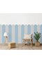 Pp-97 Arched Striped Half Wall Sticker – Self-Adhesive Wall Decoration for Baby & Kids Room - 6