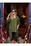 Khaki Color Asymmetrical Design Tunic - 6