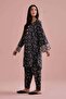 2 Piece - Printed Embroidered Suit - PE 26-200 - 4