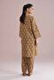2 Piece - Printed Embroidered Suit - PE 26-212 - 3