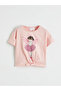 Ecru Printed Girl's T-Shirt 2-Pack - 2
