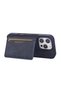 iPhone 16 Pro Max (6.9 Inch) Compatible Wallet Card Holder Stand Triangle Detailed Lux Leather Case - 4