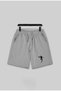 Unisex Basketball Player Printed White T-Shirt and Gray Shorts 2-Piece Set - 3