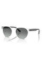 Vo 5536s W74511 52 Unisex Oval Transparent Bone Sunglasses