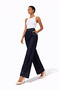 5636 Blue Abeli̇a Short Wide-Leg Pants - 2
