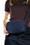 Selsey Navy Blue Suede Genuine Leather Women's Crossbody Bag - 3