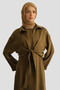Lyocell Shirt Dress Suit Khaki - 3