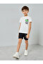Boys white Graphic Print Cotton T-Shirt - 2