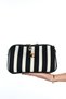 George Black Striped Women's Crossbody Bag - 4