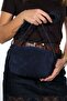 Selsey Navy Blue Suede Genuine Leather Women's Crossbody Bag - 6