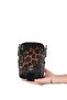 Belena Black and Yellow Patterned Women's Crossbody Bag - 3