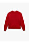 Basic Long Sleeve Crew Neck Sweater - 4