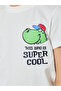 Boys white Graphic Print Cotton T-Shirt - 3
