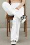 Women's Button Closure Asymmetrical Design Palazzo Pants - 2
