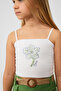 Girl White Undershirt - 4