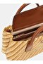 Simona raffia handbag - 3
