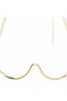 Gold-color Fashion Metal Chest Bracket Bikini Skirt Top Bling Designer for Women Dance Bralette Nigh - 5