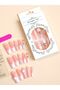 Pink 24PCS One Box Europe and the American Style Extended Wearing French Water Pipe Nail Drill Butt - 7