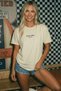 Women's Oversized T-shirt Sorry, baby Printed White – Crew Neck, Relaxed Fit, 100% Cotton - 5