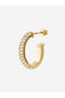 22mm essenza pave hoops - 3