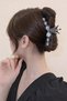 Stylish Hair Clip with Stone Detail and Crown Figure - 3