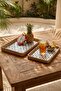 Palma Rectangular Bamboo Presentation Tray Set - 3