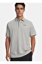 Gray Men's Polo Neck T-Shirt