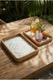 Palma Rectangular Bamboo Presentation Tray Set - 3