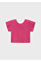 Girl's Button Detailed T-Shirt 3014 - 2