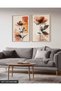 Flowers 2 Pieces Wooden Framed Painting Act