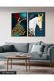 Kelebek Gold at 2 Piece Wooden Framed Painting Act