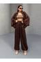 4024 Satin Zippered Suit - 3