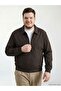 Lcwaikiki Classic Brown Shirt Collar Men's Jacket