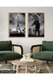 Eiffel Tower Love 2 Piece Wooden Framed Painting Act - 5